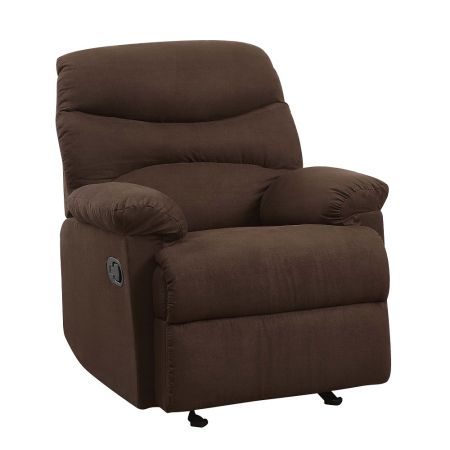 ACME Arcadia Motion Recliner Chocolate Microfiber