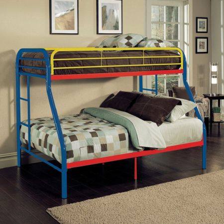 ACME Tritan Twin/Full Bunk Bed Rainbow Finish