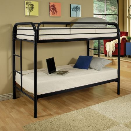 ACME Thomas Twin/Twin Bunk Bed Black Finish