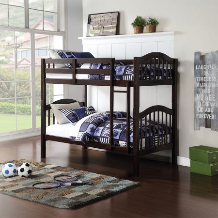 ACME Heartland Twin/Twin Bunk Bed Espresso Finish