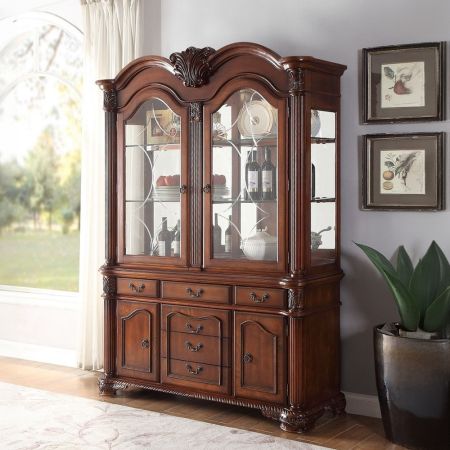 ACME Chateau De Ville Buffet & Hutch Cherry Finish