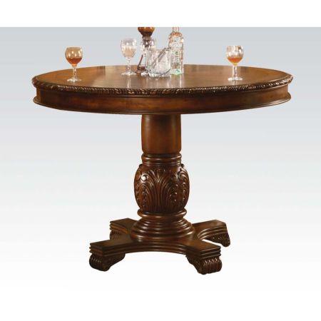 ACME Chateau De Ville Counter Height Table Cherry Finish