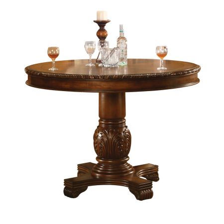 ACME Chateau De Ville Counter Height Table Cherry Finish