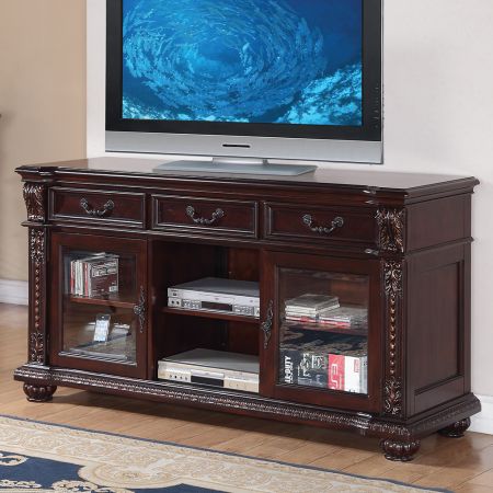 ACME Anondale TV Stand Cherry Finish