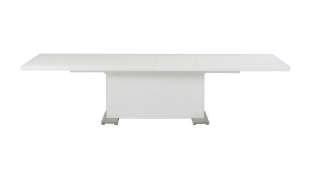 Modrest Bono "T" - Modern White Extendable Dining Table 