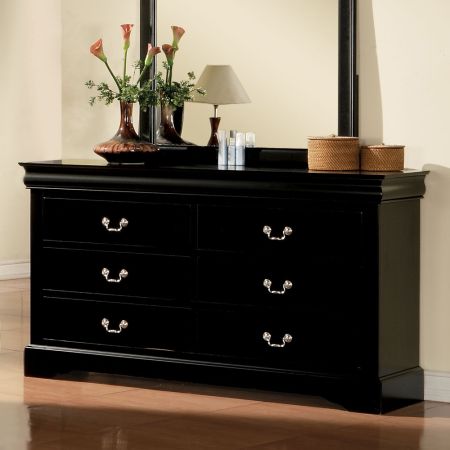 ACME Louis Philippe III Dresser Black Finish