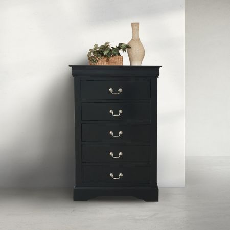 ACME Louis Philippe III Chest Black Finish