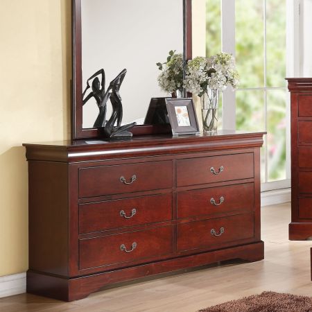 ACME Louis Philippe III Dresser Cherry Finish