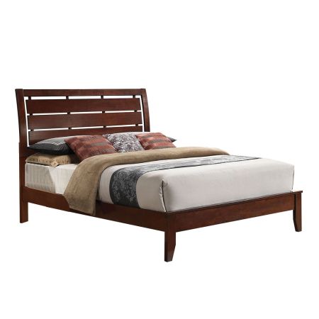 ACME Ilana Queen Bed Brown Cherry Finish