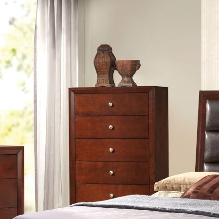 ACME Ilana Chest Brown Cherry Finish