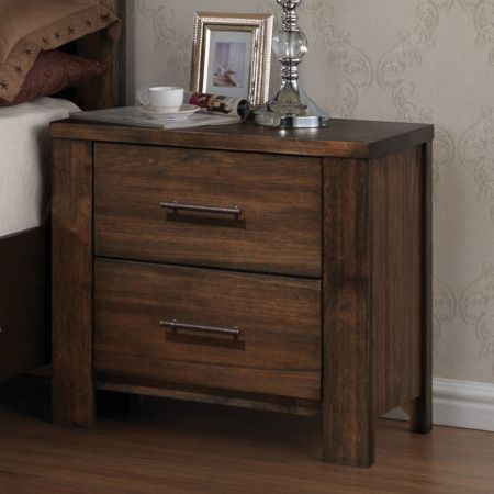 ACME Merrilee Nightstand Oak Finish