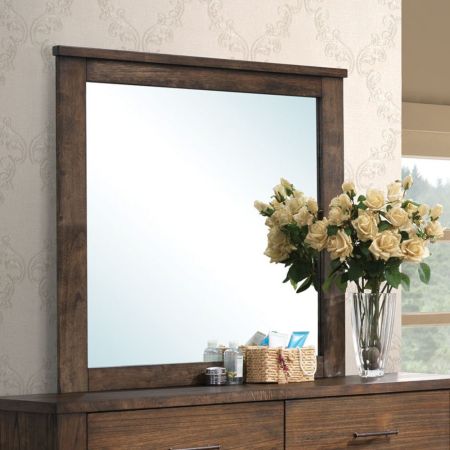 ACME Merrilee Mirror Oak Finish