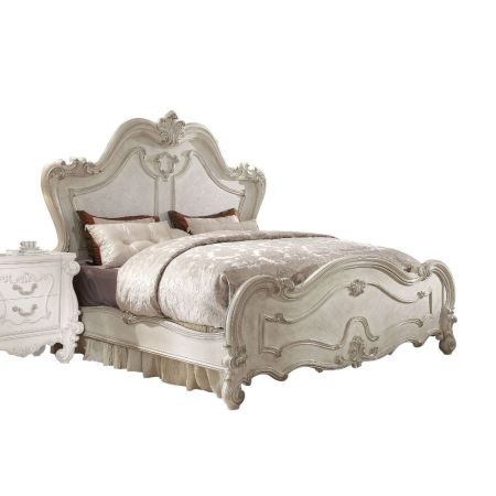 ACME Versailles CK Bed Bone White Finish