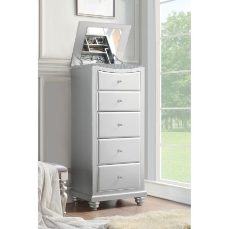 ACME Maverick Lingerie Chest Platinum Finish