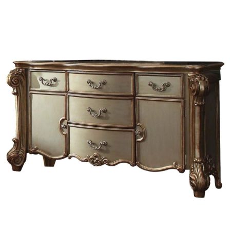 ACME Vendome Dresser Gold Patina Finish