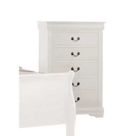 ACME Louis Philippe Chest White Finish