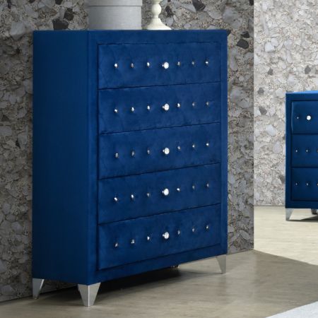 ACME Dante Chest Blue Velvet