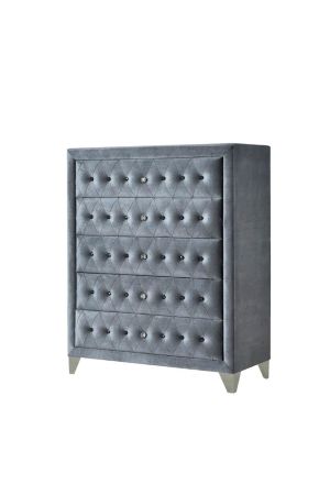 ACME Dante Chest Gray Velvet