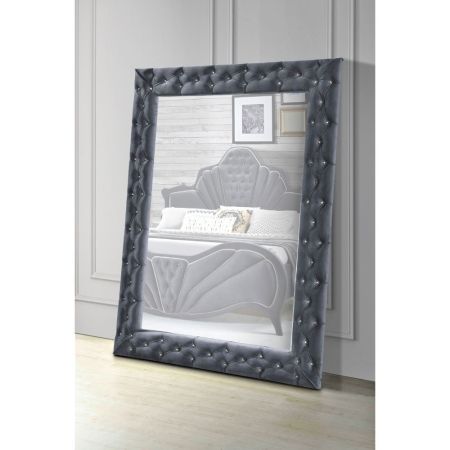 Dante Floor Mirror 24237 Gray By Acme Furniture