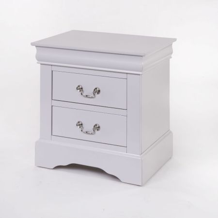 ACME Louis Philippe III Nightstand White Finish