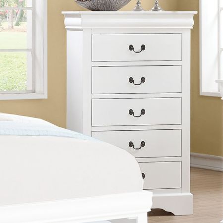 ACME Louis Philippe III Chest White Finish