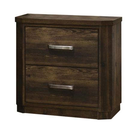 Elettra Nightstand 24853 Walnut By Acme Furniture