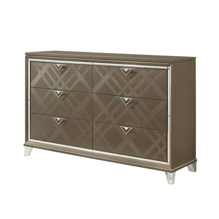 ACME Skylar Dresser Dark Champagne Finish