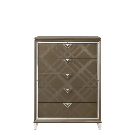 ACME Skylar Chest Dark Champagne Finish