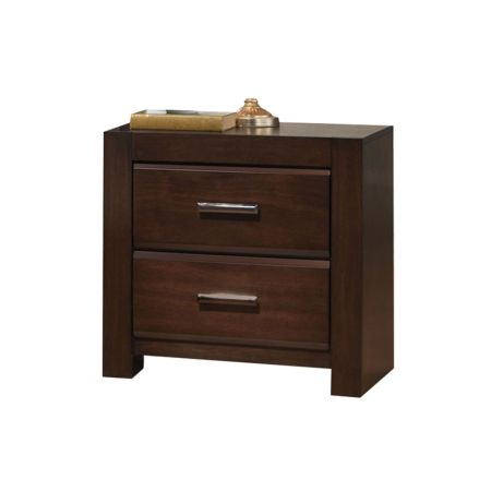 Oberreit Nightstand 25793 Walnut By Acme Furniture