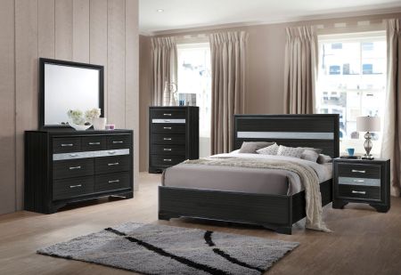 ACME Naima Twin Bed Black Finish