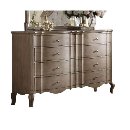 ACME Chelmsford Dresser Antique Taupe Finish