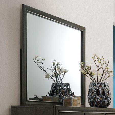 Carine II Mirror 26264 Gray By Acme Furniture