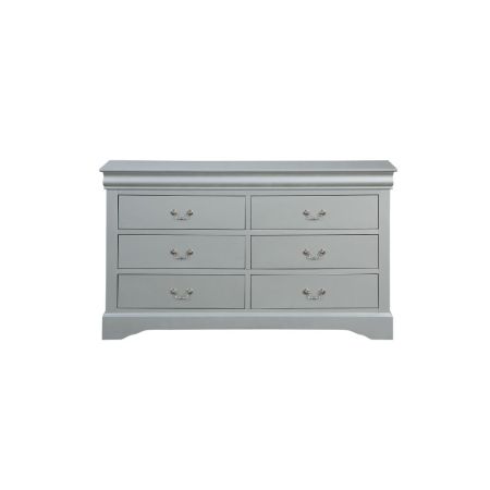 ACME Louis Philippe Dresser Platinum Finish