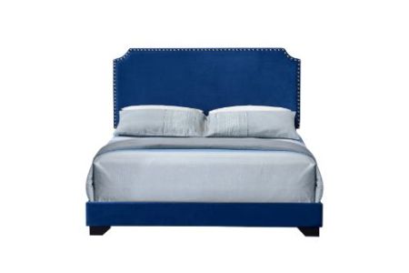 ACME Haemon Queen Bed Blue Velvet