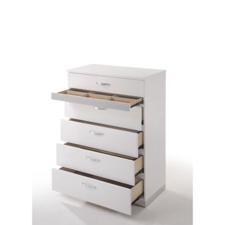 ACME Naima II Chest White High Gloss Finish