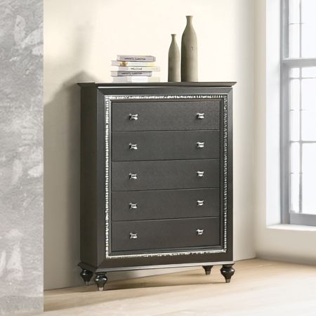 ACME Kaitlyn Chest Metallic Gray Finish