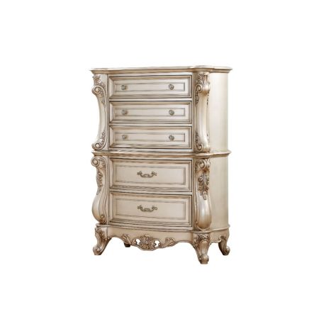 ACME Gorsedd Chest Golden Ivory Finish