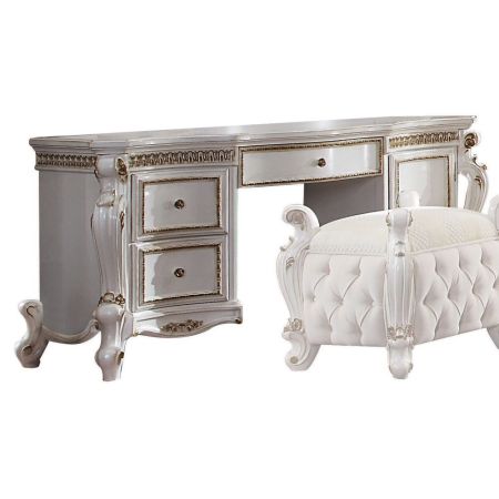 Picardy Vanity 27884 Pearl By Acme Furniture