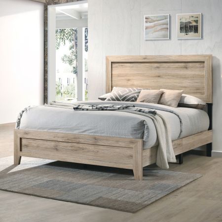 ACME Miquell Queen Bed Natural Finish