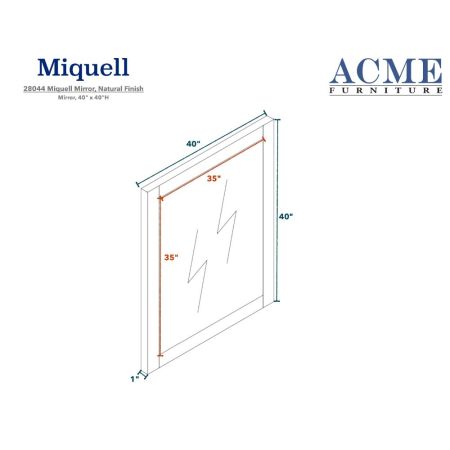 ACME Miquell Mirror Natural Finish