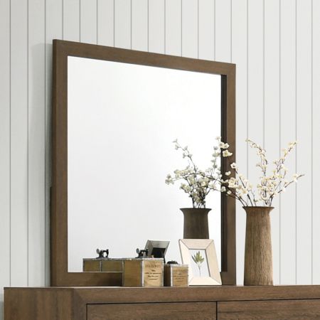 Miquell Mirror 28054 Oak By Acme Furniture