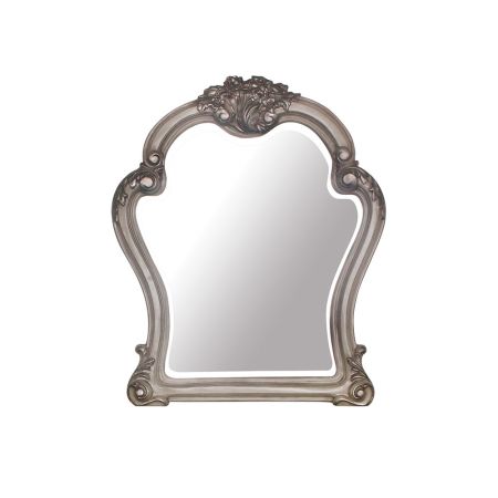 ACME Dresden Mirror Vintage Bone White Finish