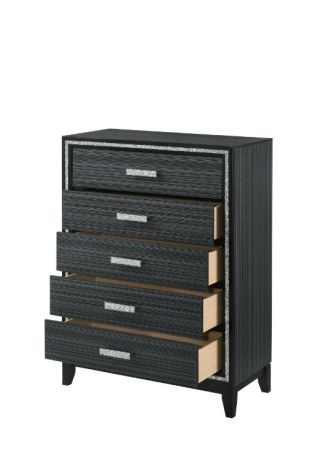 ACME Haiden Chest Weathered Black Finish