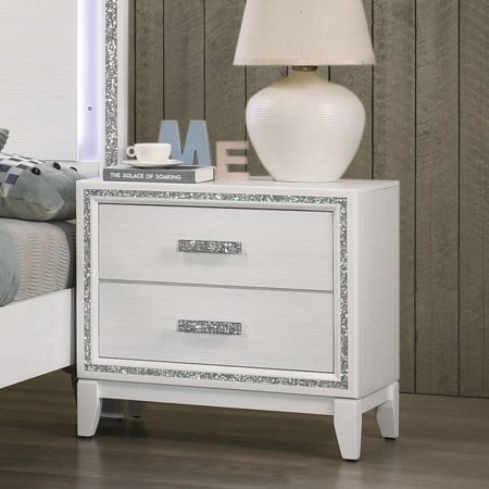 ACME Haiden Nightstand White Finish