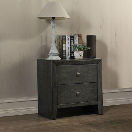 ACME Ilana Nightstand Gray Finish