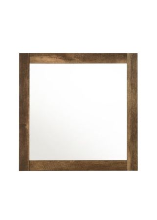 ACME Morales Mirror Rustic Oak Finish