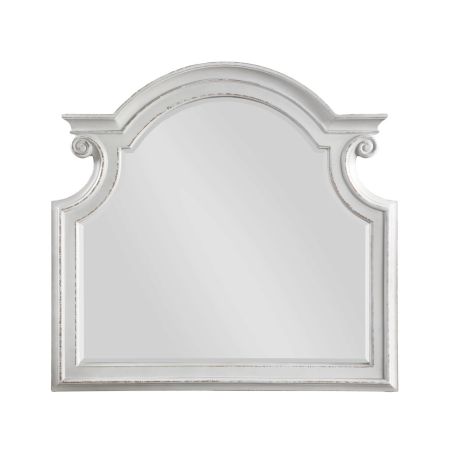 ACME Florian Mirror Antique White Finish