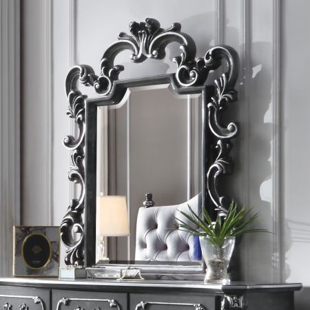 ACME House Delphine Mirror Charcoal Finish