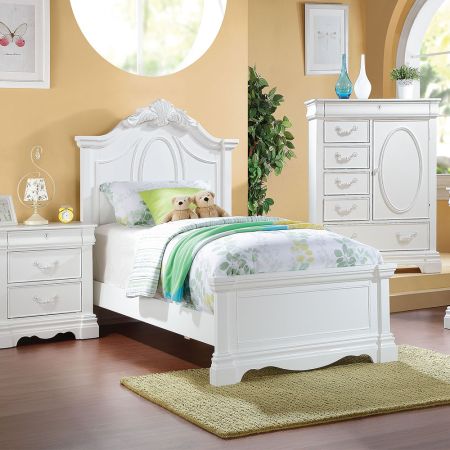 ACME Estrella Full Bed White Finish