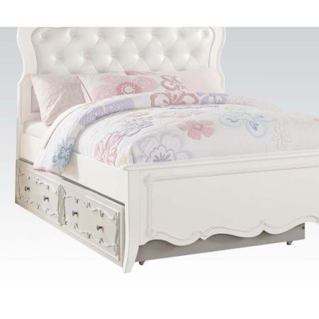 ACME Edalene Trundle (Twin) Pearl White Finish